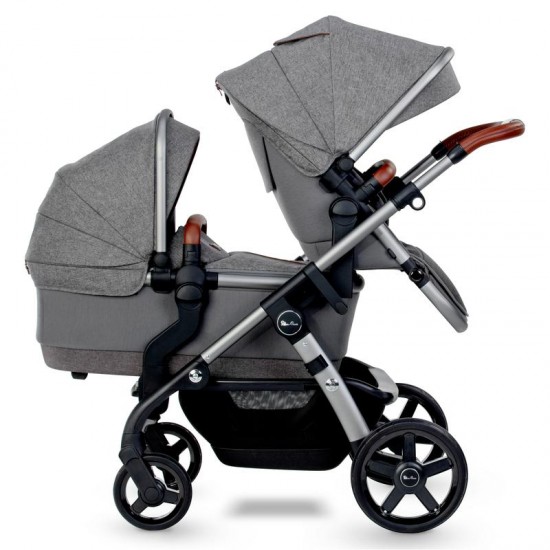 Silver cross twin sales pushchair